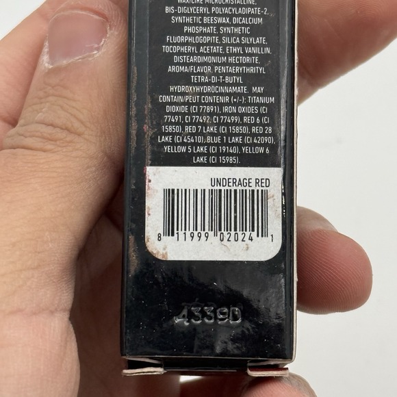 Kat Von D KVD Studded Kiss Cream Lipstick .10 oz /3.0 g Underage Red New Sealed - Picture 4 of 4